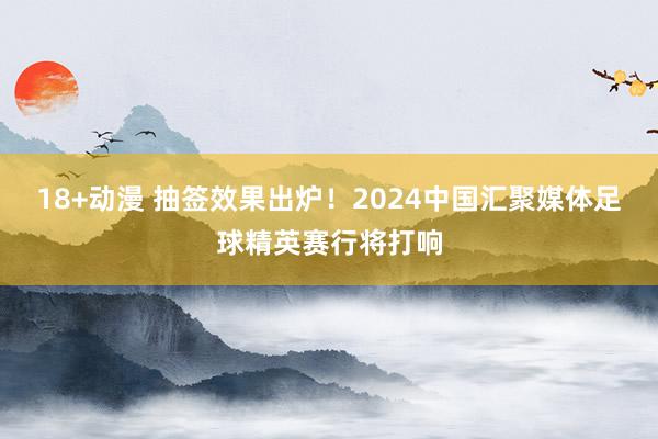   18+动漫 抽签效果出炉！2024中国汇聚媒体足球精英赛行将打响