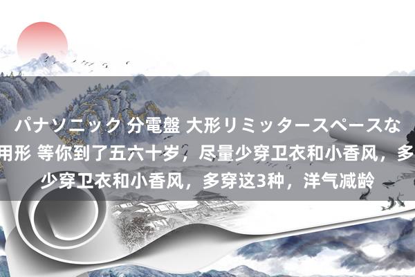 パナソニック 分電盤 大形リミッタースペースなし 露出・半埋込両用形 等你到了五六十岁，尽量少穿卫衣和小香风，多穿这3种，洋气减龄