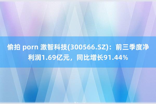   偷拍 porn 激智科技(300566.SZ)：前三季度净利润1.69亿元，同比增长91.44%