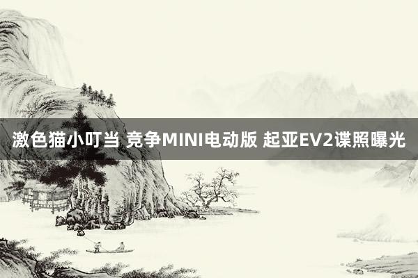 激色猫小叮当 竞争MINI电动版 起亚EV2谍照曝光