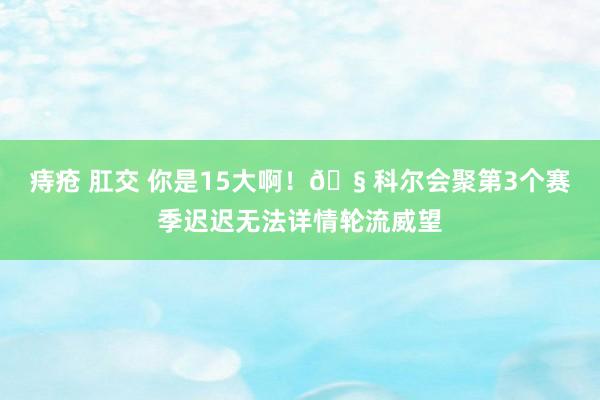 痔疮 肛交 你是15大啊！🧠科尔会聚第3个赛季迟迟无法详情轮