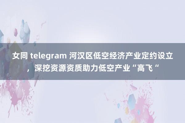 女同 telegram 河汉区低空经济产业定约设立，深挖资源